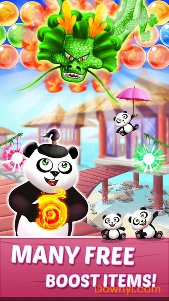 熊猫泡泡龙无限生命版 游戏截图
